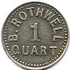 Image 5 : Lot of Four B. Rothwell Dairy Tokens.