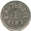 Image 7 : Lot of Four B. Rothwell Dairy Tokens.