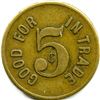 Image 10 : Lot of Five Tokens.