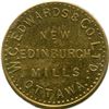 Image 3 : Lot of Two W.C. Edwards 1 Cord Wood Tokens.