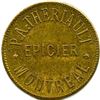 Image 5 : Lot of Five P.A. Theriault Tokens.