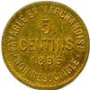 Image 8 : Lot of Five P.A. Theriault Tokens.