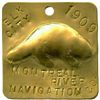 Image 1 : Elk City 1909 Montreal River Navigation Co. Plaque.