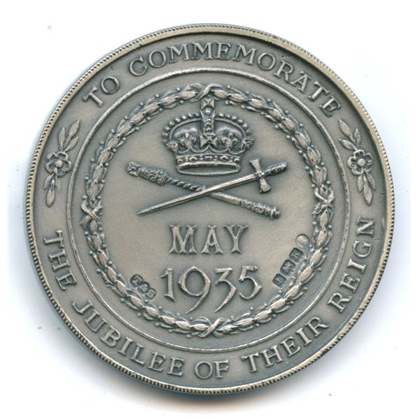 1935 King George V and Queen Mary Silver Jubilee Medal, Silver