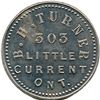 Image 1 : Lot of Four B.H. Turner Tokens.