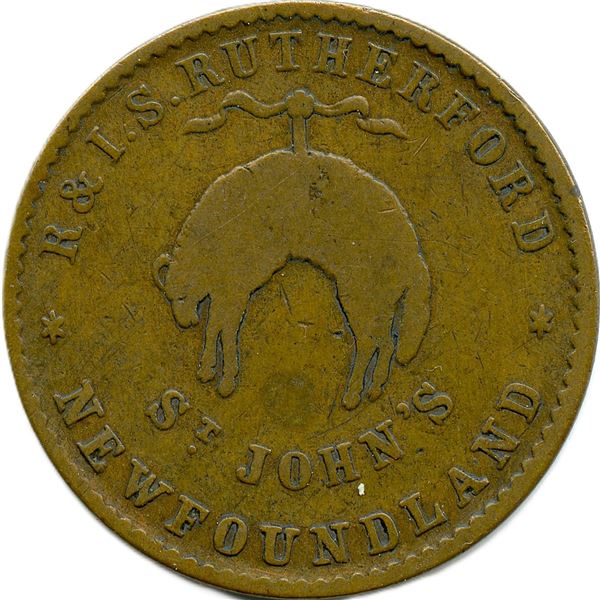Lot of Four Rutherford Tokens.