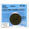 Image 7 : Lot of Four Newfoundland and Nova Scotia Tokens.
