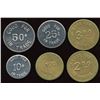 Image 1 : Knight's Coin shop, Newfoundland Tokens Lot of 6