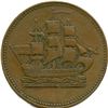 Image 15 : Lot of Eleven Ships Colonies & Commerce Tokens.