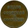 Image 20 : Lot of Eleven Ships Colonies & Commerce Tokens.