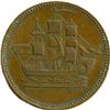 Image 21 : Lot of Eleven Ships Colonies & Commerce Tokens.