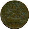 Image 5 : Lot of Eleven Ships Colonies & Commerce Tokens.