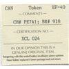 Image 5 : Lot of Two ICCS Graded Prince Edward Island Tokens