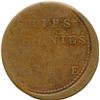 Image 2 : Lot of Two Lees 3 Ships Colonies and Commerce Blacksmith Tokens.