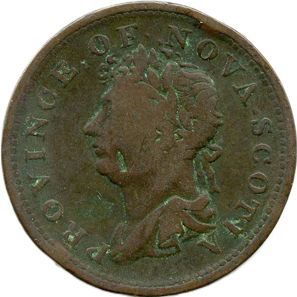 Lot of Twenty-One Nova Scotia Tokens.
