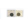 Image 1 : Lot of Two ICCS Graded Lower Canada Tokens.