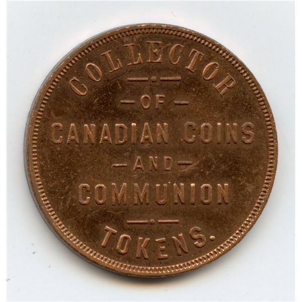 J.D.B.F. MacKenzie, Chatham, New Brunswick Personal Token
