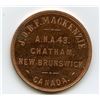 Image 2 : J.D.B.F. MacKenzie, Chatham, New Brunswick Personal Token