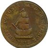 Image 3 : Lot of Two 1815 Ships Colonies and Commerce Tokens.