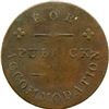 Image 4 : Lot of Two 1815 Ships Colonies and Commerce Tokens.