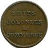 Image 12 : Lot of Eight Ships Colonies and Commerce Tokens.