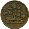 Image 13 : Lot of Eight Ships Colonies and Commerce Tokens.