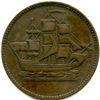 Image 17 : Lot of Eight Ships Colonies and Commerce Tokens.