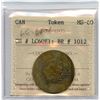 Image 1 : Lot of Two Bust and Harp Tokens.