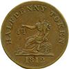 Image 2 : Lot of Two Bust and Harp Tokens.