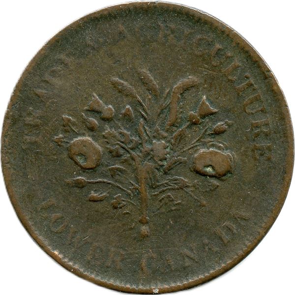 Lot of Eight Lower Canada Tokens.