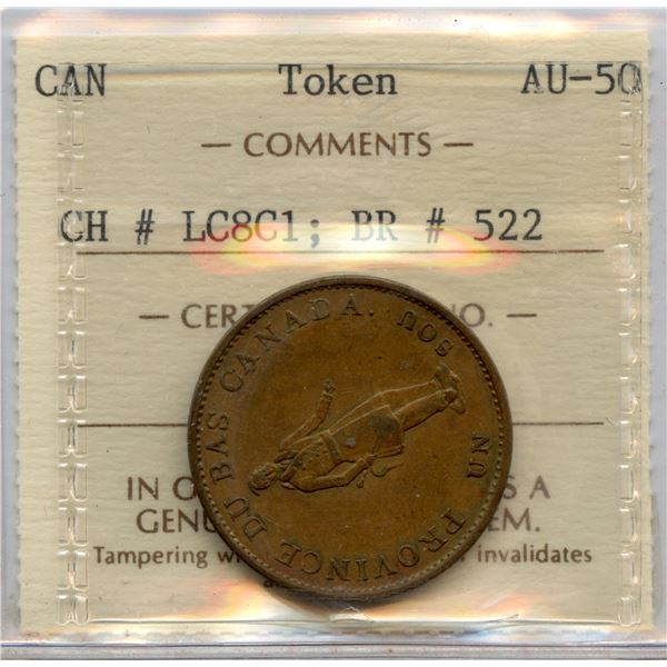 Lower Canada Half Penny Token, BR 522