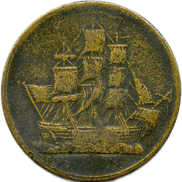 Lot of Fifteen Lower Canada Tokens.