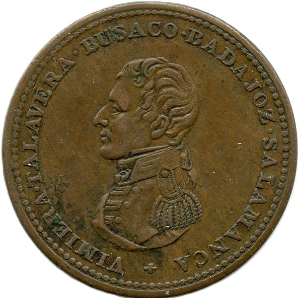 Lot of Two Cossack Wellington Tokens.