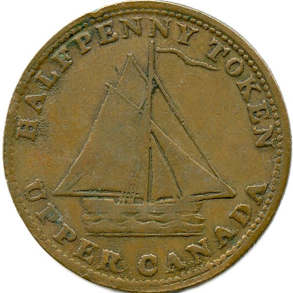 Lot of Two Upper Canada Tokens.