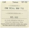 Image 3 : Province of Canada Upper Canada Half Penny Token