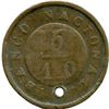 Image 8 : Lot of Seven Foreign Tokens and Coins.