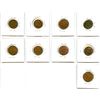 Image 2 : Lot of Nine Civil War Tokens.