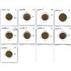 Image 1 : Lot of Nine Civil War Tokens.