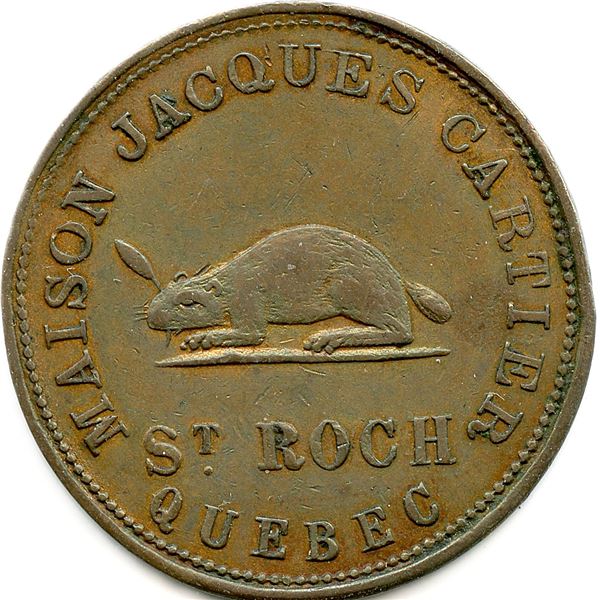 Lot of Eight Quebec Tokens.