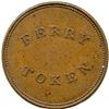 Image 10 : Lot of Five Breton Post Confederation Tokens.