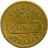 Image 1 : Lot of Five Breton Post Confederation Tokens.