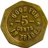 Image 6 : Lot of Five Breton Post Confederation Tokens.