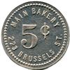 Image 12 : Lot of Eleven New Brunswick and Nova Scotia Tokens.