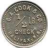 Image 17 : Lot of Eleven New Brunswick and Nova Scotia Tokens.