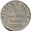 Image 21 : Lot of Eleven New Brunswick and Nova Scotia Tokens.