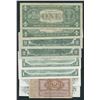 Image 2 : Canada & USA Paper Money Lot of 9