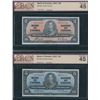 Image 2 : Bank of Canada $2, $5, $10, 1937 - BCS Graded Lot of 3