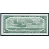 Image 2 : Bank of Canada $1, 1954 - Devil's Face