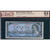 Image 1 : Bank of Canada $5, 1954