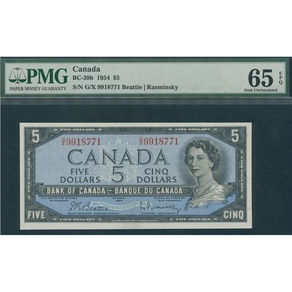 Bank of Canada $5, 1954